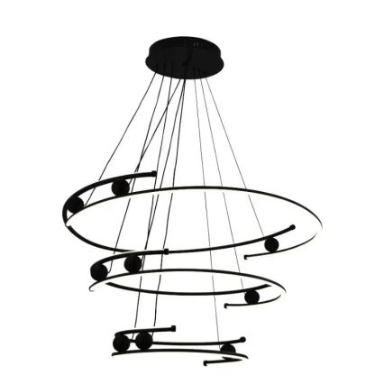 Led Dimmable κρεμαστό φωτιστικό οροφής LED/170W/230V 3000-6500K διάμετρος 80 cm + τηλεχειριστήριο