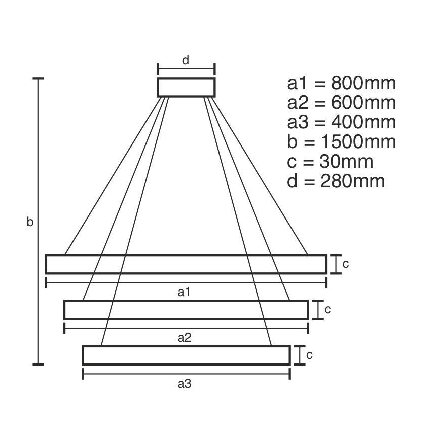 LED Dimming κρύσταλλο πολύφωτο on a string LED/210W/230V 3000-6500K ασήμι + τηλεχειριστήριο