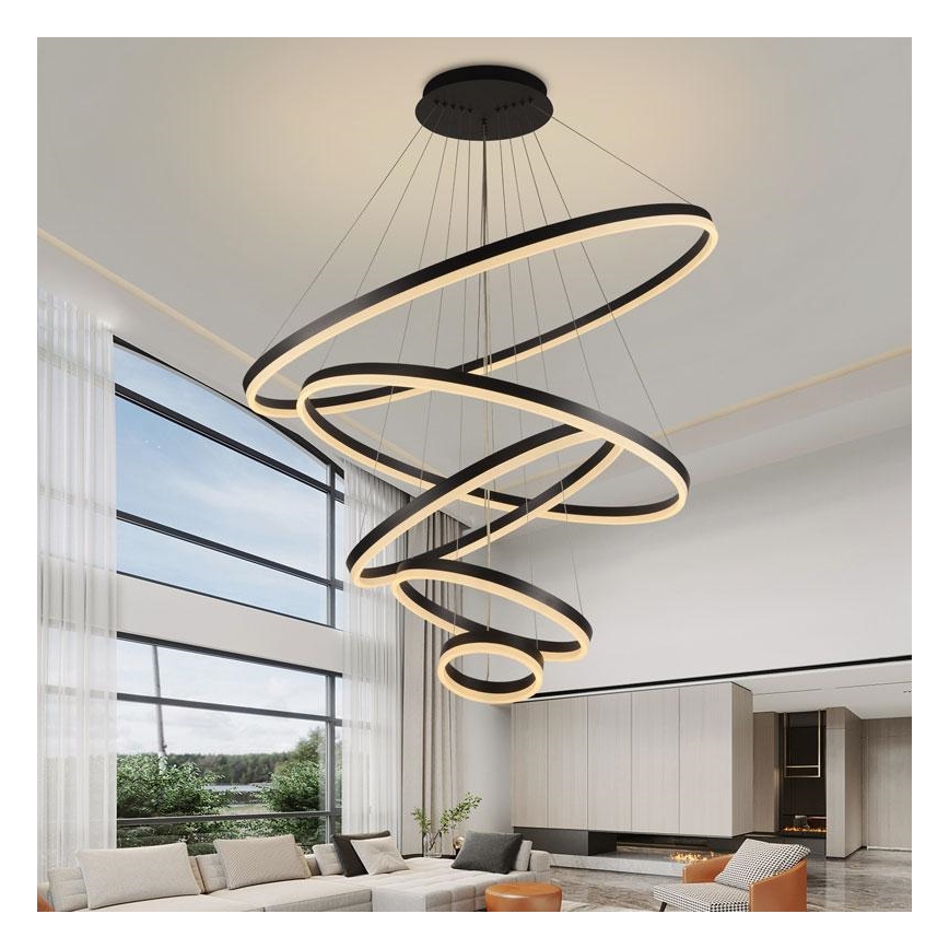 LED Dimmable κρεμαστό φωτιστικό οροφής LED/210W/230V 3000-6500K+ τηλεχειριστήριο