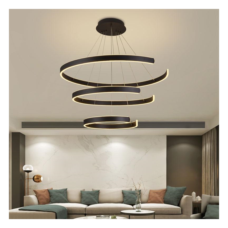 LED Dimmable κρεμαστό φωτιστικό οροφής  LED/220W/230V 3000-6500K+ τηλεχειριστήριο