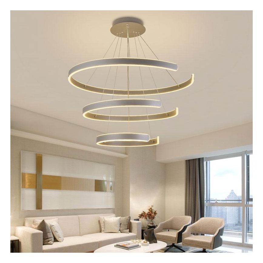 LED Dimmable κρεμαστό φωτιστικό οροφής  LED/220W/230V 3000-6500K+ τηλεχειριστήριο