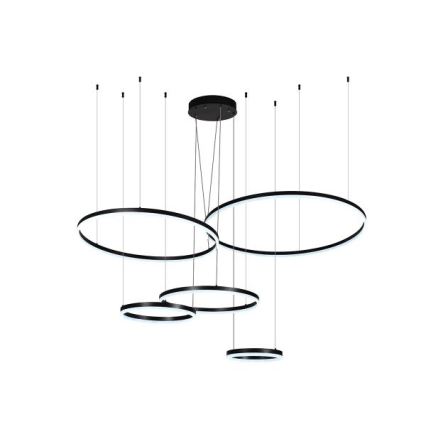 Led Dimmable κρεμαστό φωτιστικό οροφής LED/220W/230V 3000-6500K διάμετρος 100 cm + τηλεχειριστήριο