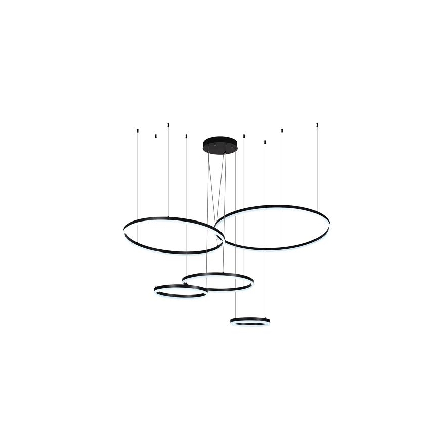 Led Dimmable κρεμαστό φωτιστικό οροφής LED/220W/230V 3000-6500K διάμετρος 100 cm + τηλεχειριστήριο