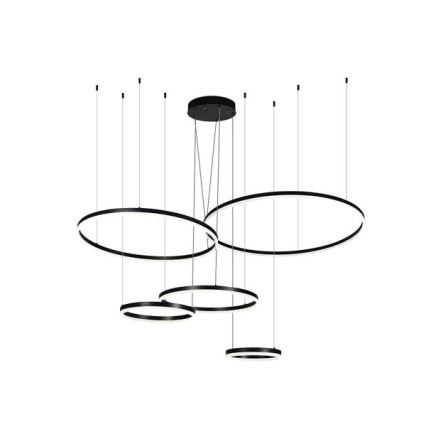 Led Dimmable κρεμαστό φωτιστικό οροφής LED/220W/230V 3000-6500K διάμετρος 100 cm + τηλεχειριστήριο