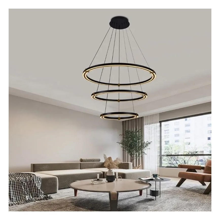 Led Dimmable κρεμαστό φωτιστικό οροφής LED/235W/230V 3000-6500K + τηλεχειριστήριο