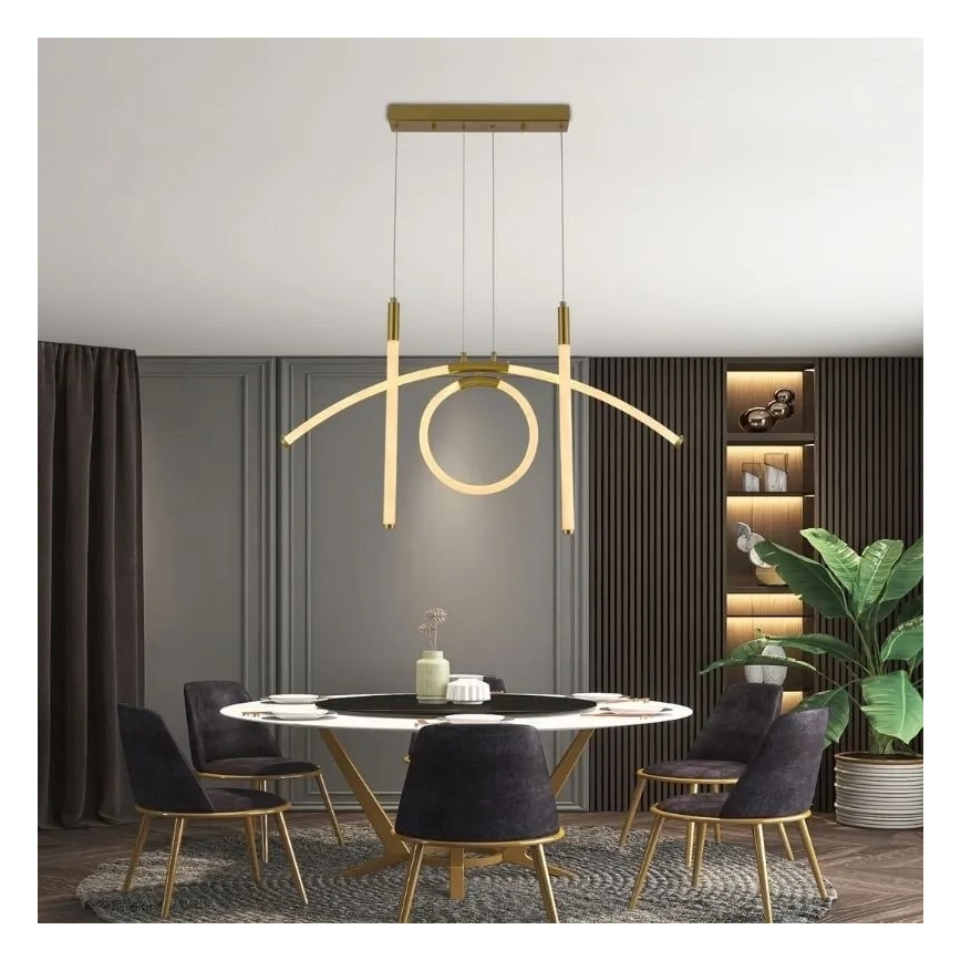 Led Dimmable κρεμαστό φωτιστικό οροφής LED/25W/230V 3000-6500K + τηλεχειριστήριο