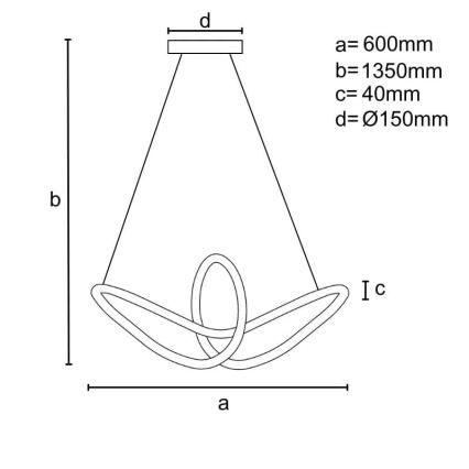 Led Dimmable κρεμαστό φωτιστικό οροφής LED/25W/230V 3000-6500K + τηλεχειριστήριο