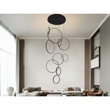 Led Dimmable κρεμαστό φωτιστικό οροφής LED/290W/230V 3000-6500K + τηλεχειριστήριο