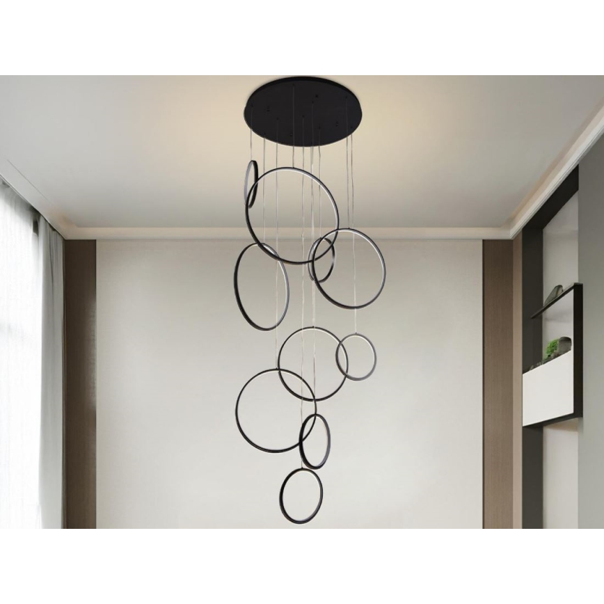 Led Dimmable κρεμαστό φωτιστικό οροφής LED/290W/230V 3000-6500K + τηλεχειριστήριο