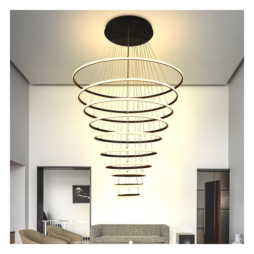 Led Dimmable κρεμαστό φωτιστικό οροφής LED/365W/230V 3000-6500K + τηλεχειριστήριο