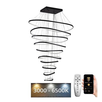 Led Dimmable κρεμαστό φωτιστικό οροφής LED/370W/230V 3000-6500K + τηλεχειριστήριο