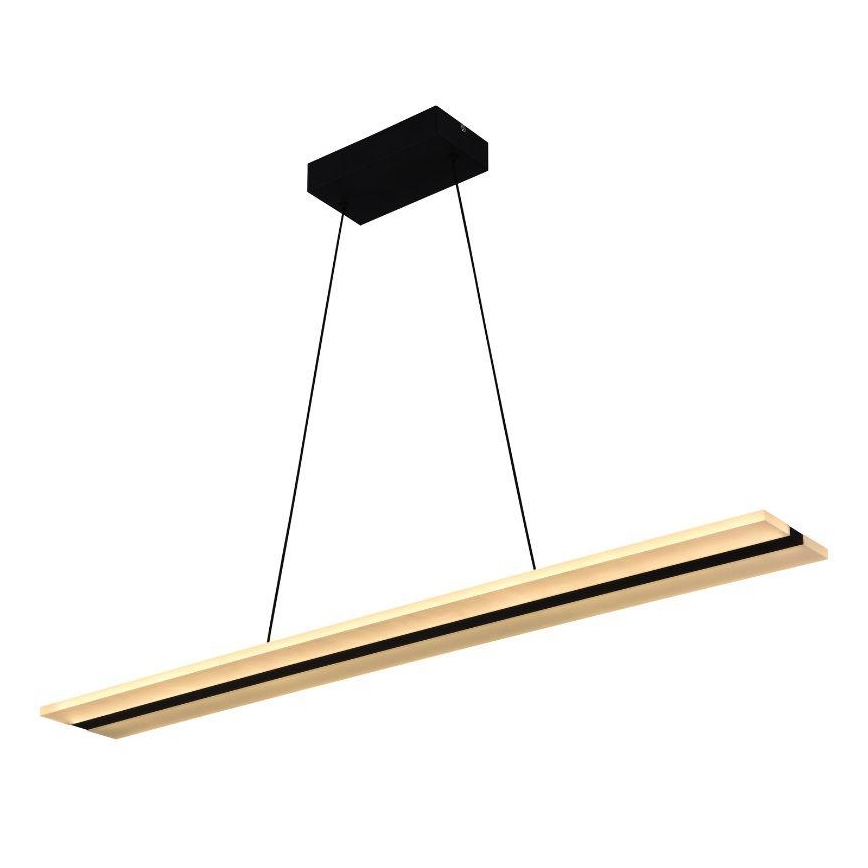 Led Dimmable κρεμαστό φωτιστικό οροφής LED/40W/230V 3000-6500K μαύρο + τηλεχειριστήριο