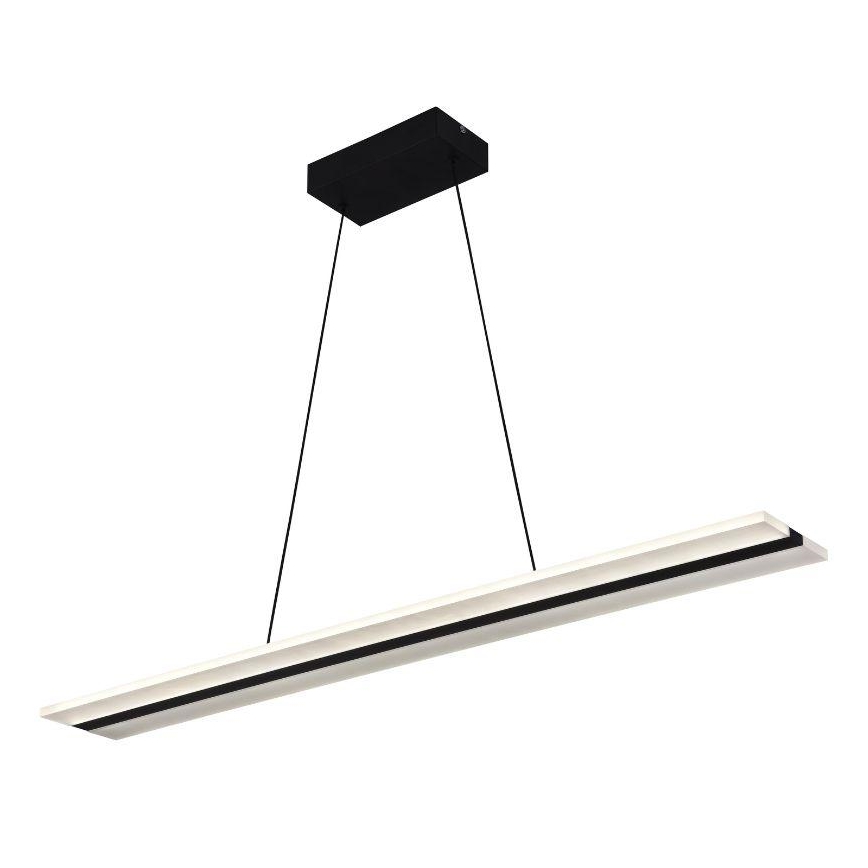 Led Dimmable κρεμαστό φωτιστικό οροφής LED/40W/230V 3000-6500K μαύρο + τηλεχειριστήριο