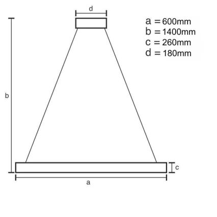 LED Dimming κρύσταλλο πολύφωτο on a string LED/40W/230V 3000-6500K + τηλεχειριστήριο