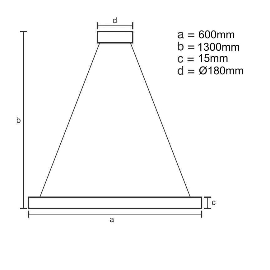 Led Dimmable κρεμαστό φωτιστικό οροφής LED/40W/230V 3000-6500K + τηλεχειριστήριο