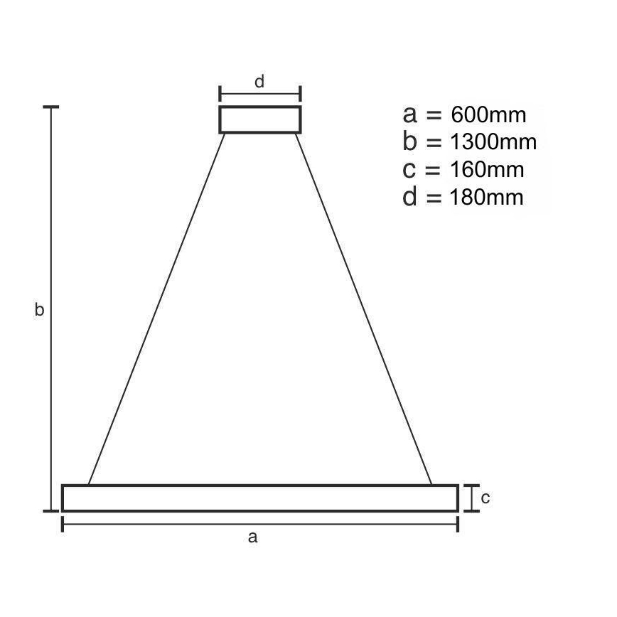 Led Dimmable κρεμαστό φωτιστικό οροφής LED/40W/230V 3000-6500K χρυσαφί + τηλεχειριστήριο