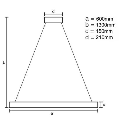 LED Dimming κρύσταλλο πολύφωτο on a string LED/40W/230V 3000-6500K χρυσαφί + τηλεχειριστήριο