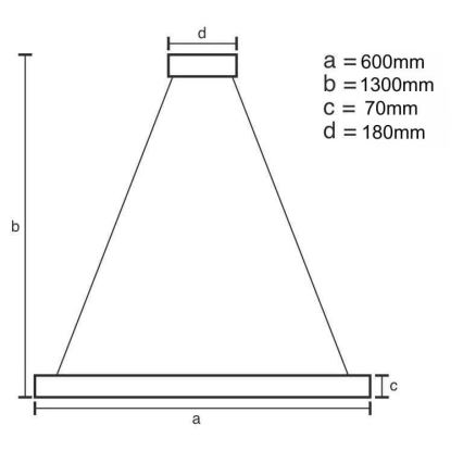 LED Dimming κρύσταλλο πολύφωτο on a string LED/40W/230V 3000-6500K χρυσαφί + τηλεχειριστήριο