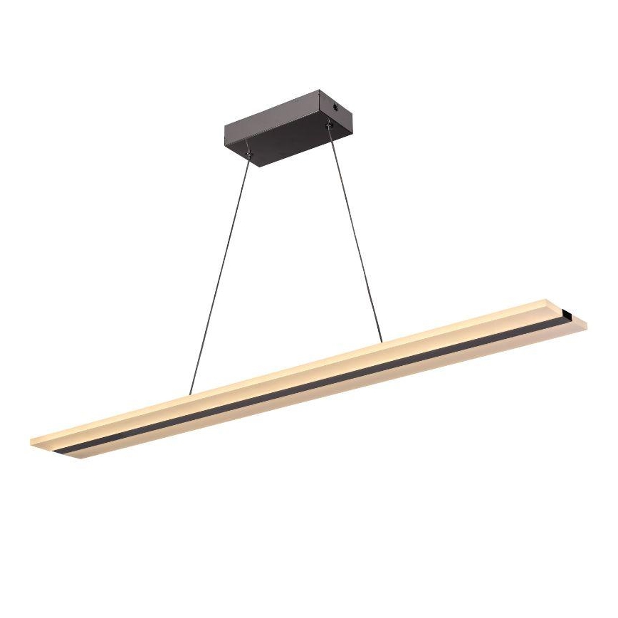 Led Dimmable κρεμαστό φωτιστικό οροφής LED/40W/230V 3000-6500K χρώμιο + τηλεχειριστήριο