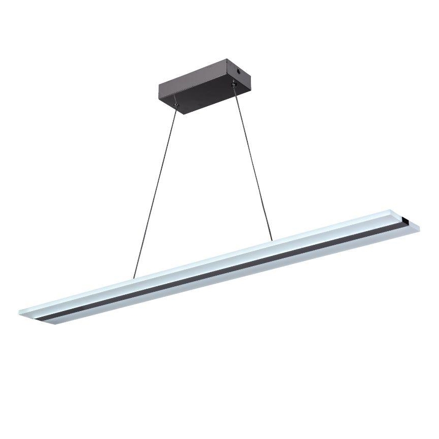 Led Dimmable κρεμαστό φωτιστικό οροφής LED/40W/230V 3000-6500K χρώμιο + τηλεχειριστήριο