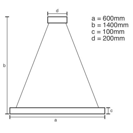 LED Dimming κρύσταλλο πολύφωτο on a string LED/40W/230V 3000-6500K χρώμιο + τηλεχειριστήριο