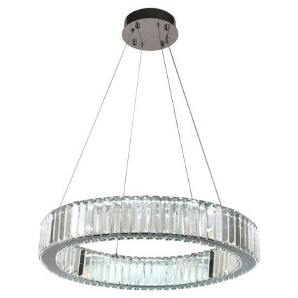 LED Dimming κρύσταλλο πολύφωτο on a string LED/40W/230V 3000-6500K χρώμιο + τηλεχειριστήριο