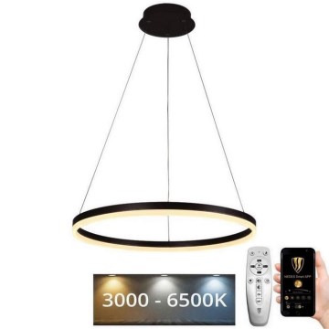 Led Dimmable κρεμαστό φωτιστικό οροφής LED/42W/230V 3000-6500K διάμετρος 60 cm + τηλεχειριστήριο