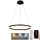 Led Dimmable κρεμαστό φωτιστικό οροφής LED/42W/230V 3000-6500K διάμετρος 60 cm + τηλεχειριστήριο