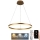 Led Dimmable κρεμαστό φωτιστικό οροφής LED/42W/230V 3000-6500K διάμετρος 60 cm + τηλεχειριστήριο