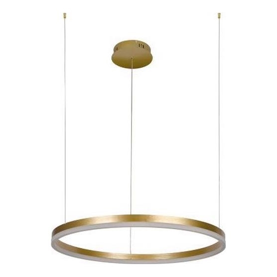 Led Dimmable κρεμαστό φωτιστικό οροφής LED/42W/230V 3000-6500K διάμετρος 60 cm + τηλεχειριστήριο