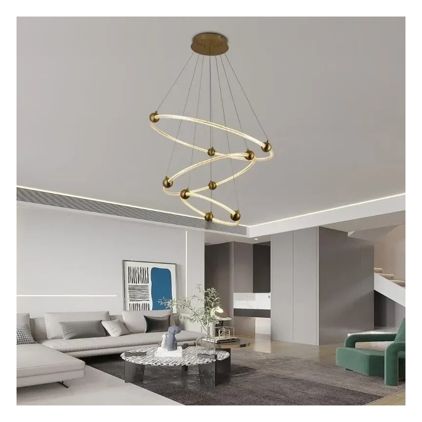 Led Dimmable κρεμαστό φωτιστικό οροφής LED/45W/230V 3000-6500K + τηλεχειριστήριο