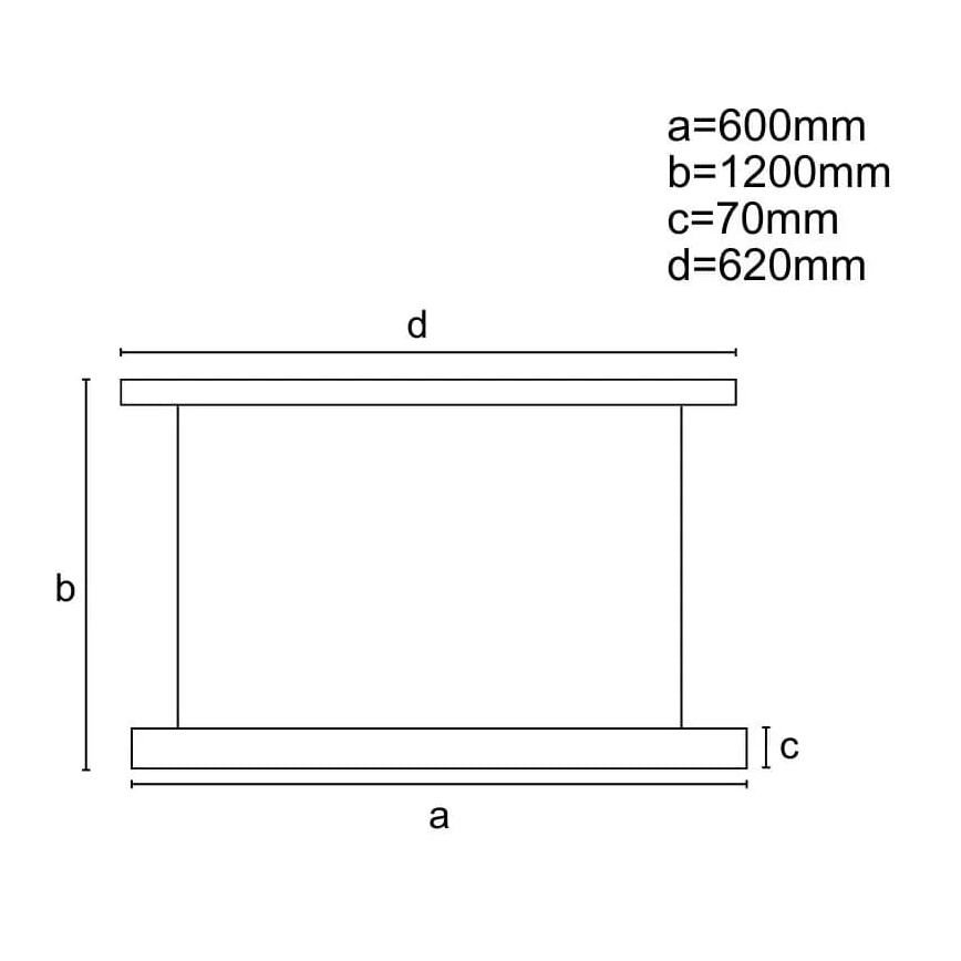 Led Dimmable κρεμαστό φωτιστικό οροφής LED/45W/230V 3000-6500K διάμετρος 60 cm μαύρο + τηλεχειριστήριο
