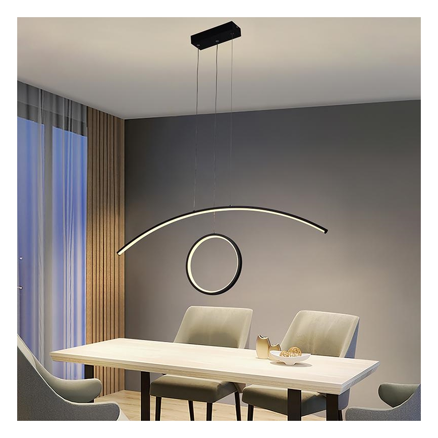 LED Dimmable κρεμαστό φωτιστικο οροφής  LED/55W/230V 3000-6500K + τηλεχειριστήριο