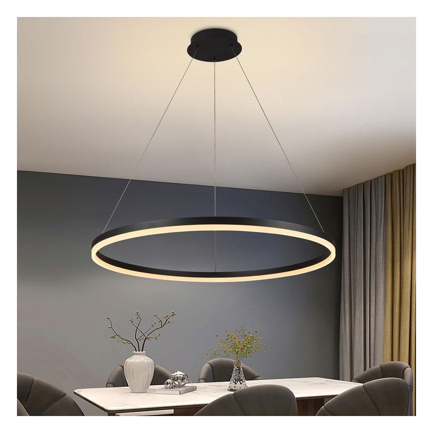 LED Dimmable κρεμαστό φωτιστικό οροφής LED/55W/230V 3000-6500K + τηλεχειριστήριο