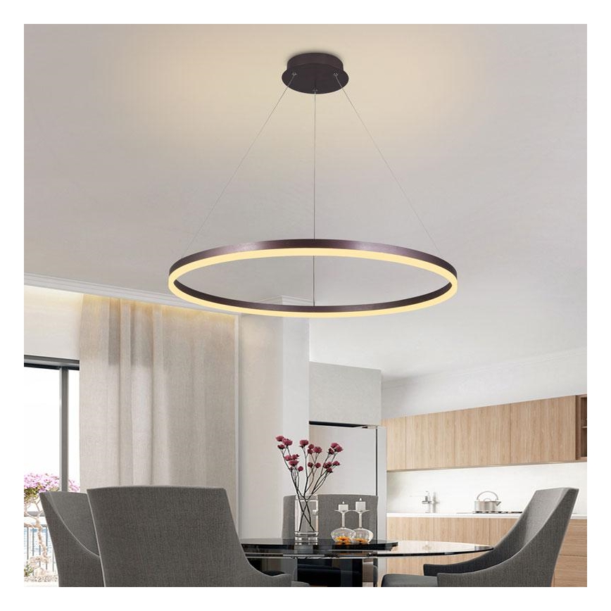 LED Dimmable κρεμαστό φωτιστικό οροφής LED/55W/230V 3000-6500K + τηλεχειριστήριο