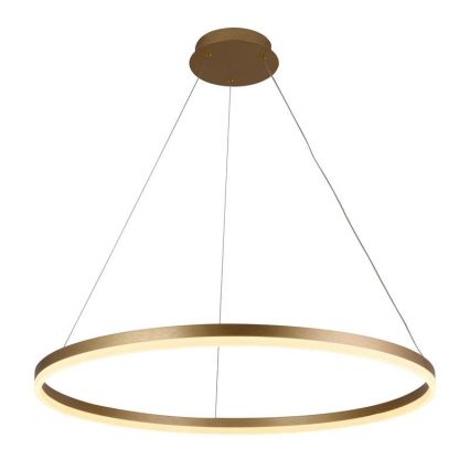 Led Dimmable κρεμαστό φωτιστικό οροφής LED/55W/230V 3000-6500K διάμετρος 80 cm + τηλεχειριστήριο