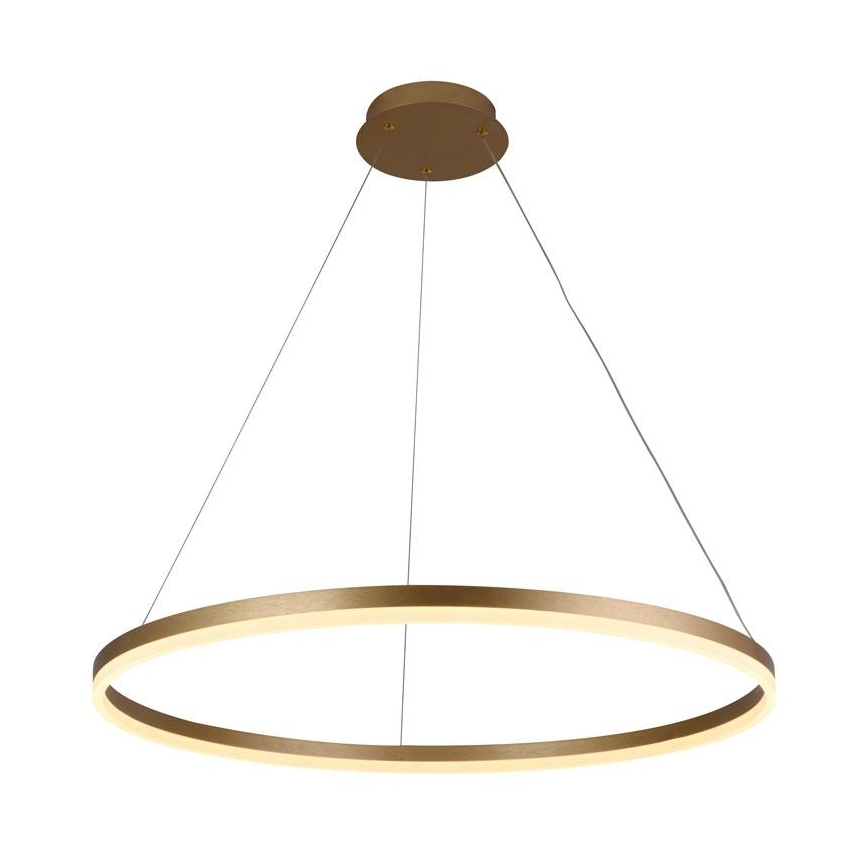 Led Dimmable κρεμαστό φωτιστικό οροφής LED/55W/230V 3000-6500K διάμετρος 80 cm + τηλεχειριστήριο