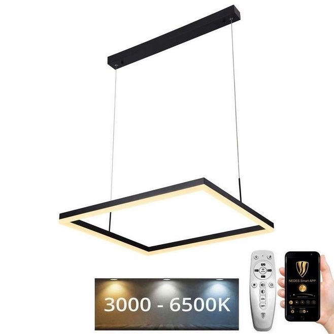 LED Dimmable κρεμαστό φωτιστικό οροφής LED/55W/230V 3000-6500K  + τηλεχειριστήριο