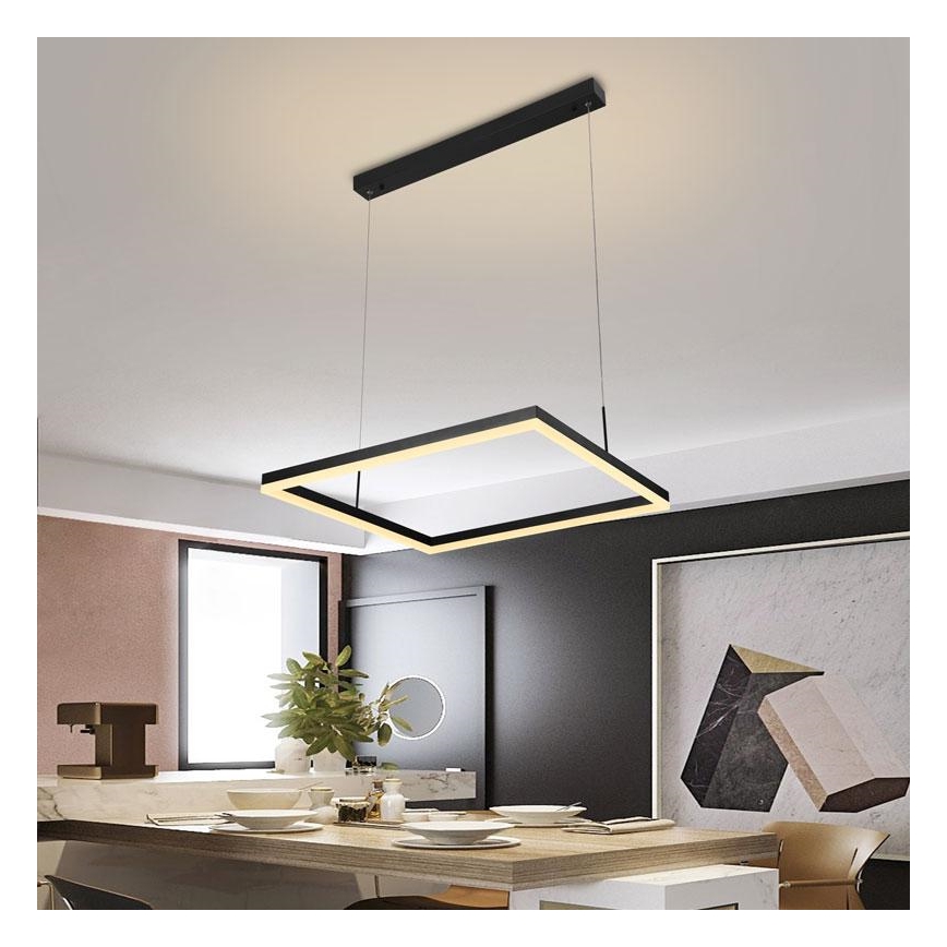 LED Dimmable κρεμαστό φωτιστικό οροφής LED/55W/230V 3000-6500K  + τηλεχειριστήριο