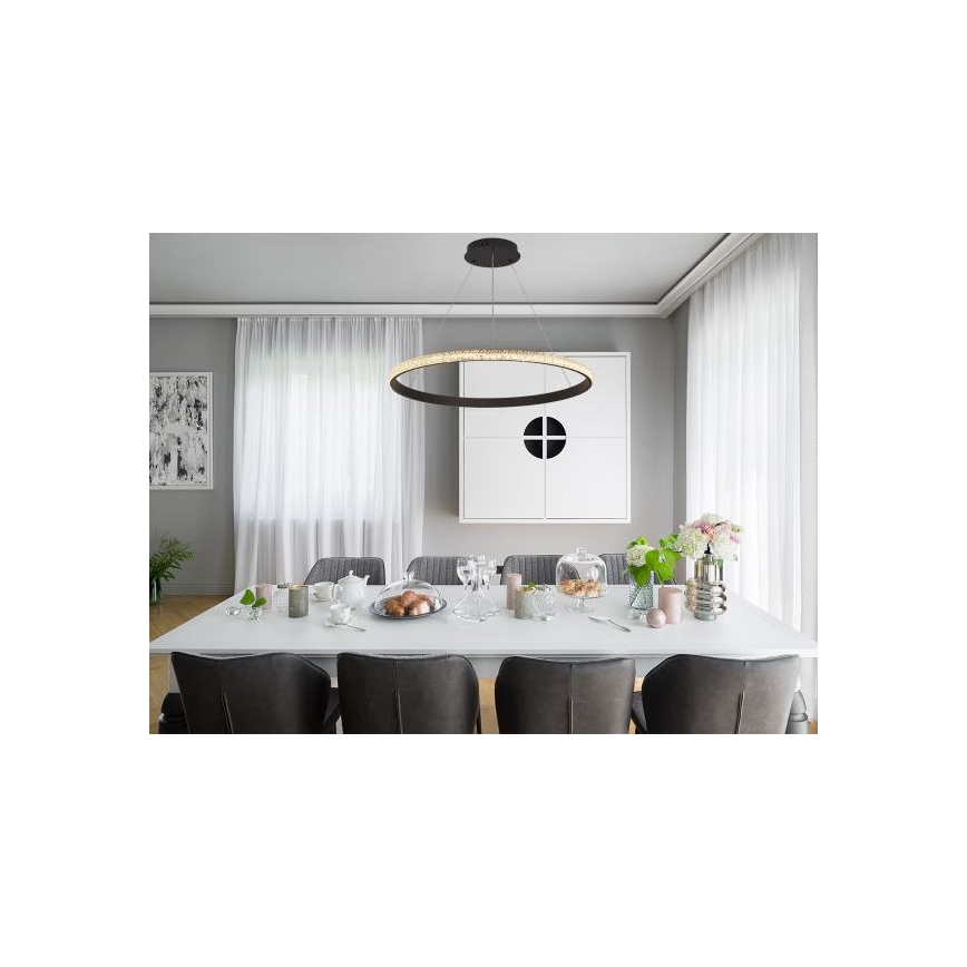 Led Dimmable κρεμαστό φωτιστικό οροφής LED/55W/230V 3000-6500K + τηλεχειριστήριο