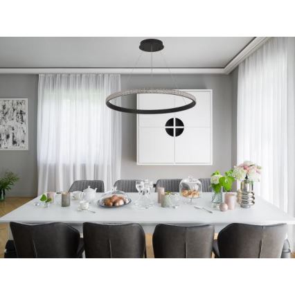 Led Dimmable κρεμαστό φωτιστικό οροφής LED/55W/230V 3000-6500K + τηλεχειριστήριο