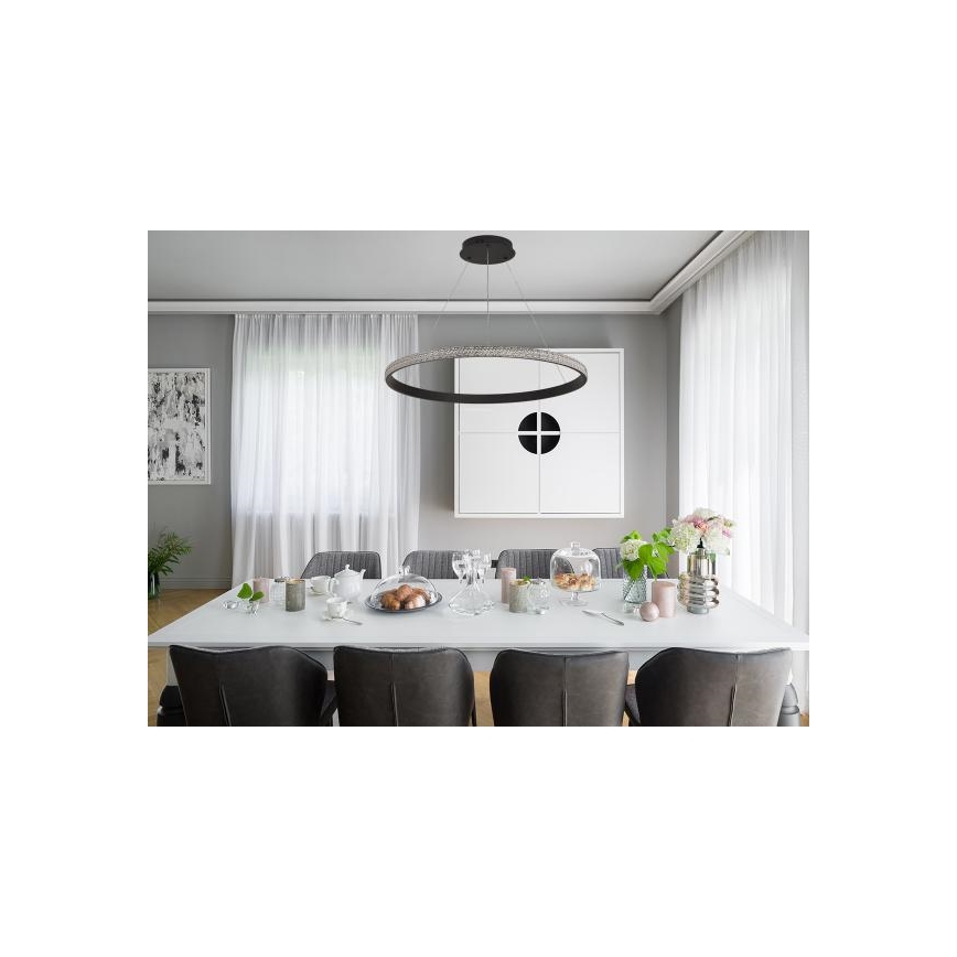 Led Dimmable κρεμαστό φωτιστικό οροφής LED/55W/230V 3000-6500K + τηλεχειριστήριο