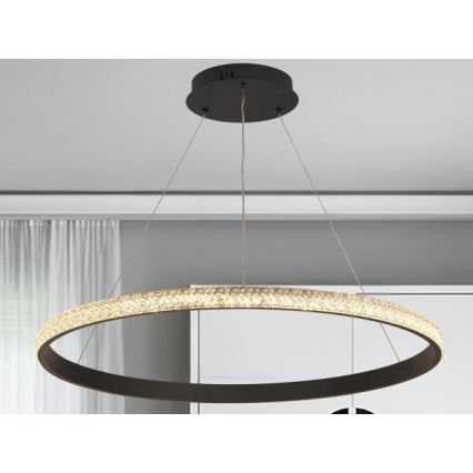 Led Dimmable κρεμαστό φωτιστικό οροφής LED/55W/230V 3000-6500K + τηλεχειριστήριο