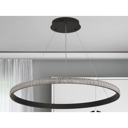 Led Dimmable κρεμαστό φωτιστικό οροφής LED/55W/230V 3000-6500K + τηλεχειριστήριο