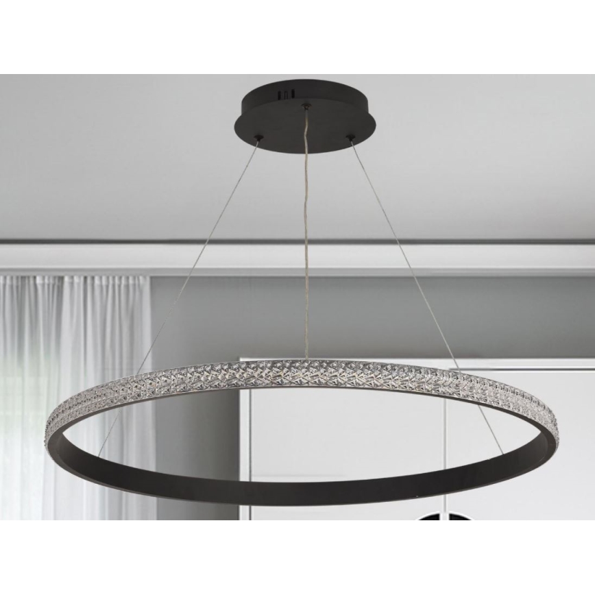 Led Dimmable κρεμαστό φωτιστικό οροφής LED/55W/230V 3000-6500K + τηλεχειριστήριο