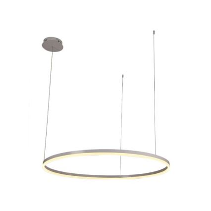 Led Dimmable κρεμαστό φωτιστικό οροφής LED/55W/230V 3000-6500K διάμετρος 80 cm + τηλεχειριστήριο
