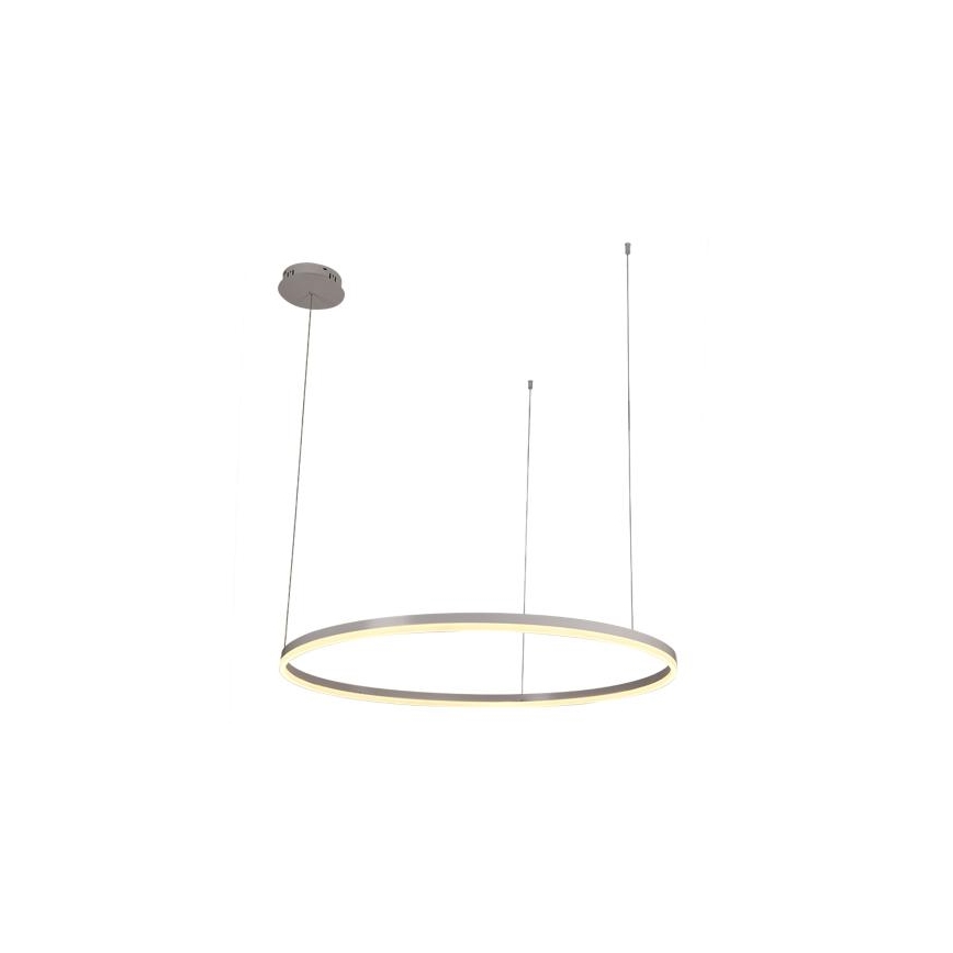 Led Dimmable κρεμαστό φωτιστικό οροφής LED/55W/230V 3000-6500K διάμετρος 80 cm + τηλεχειριστήριο