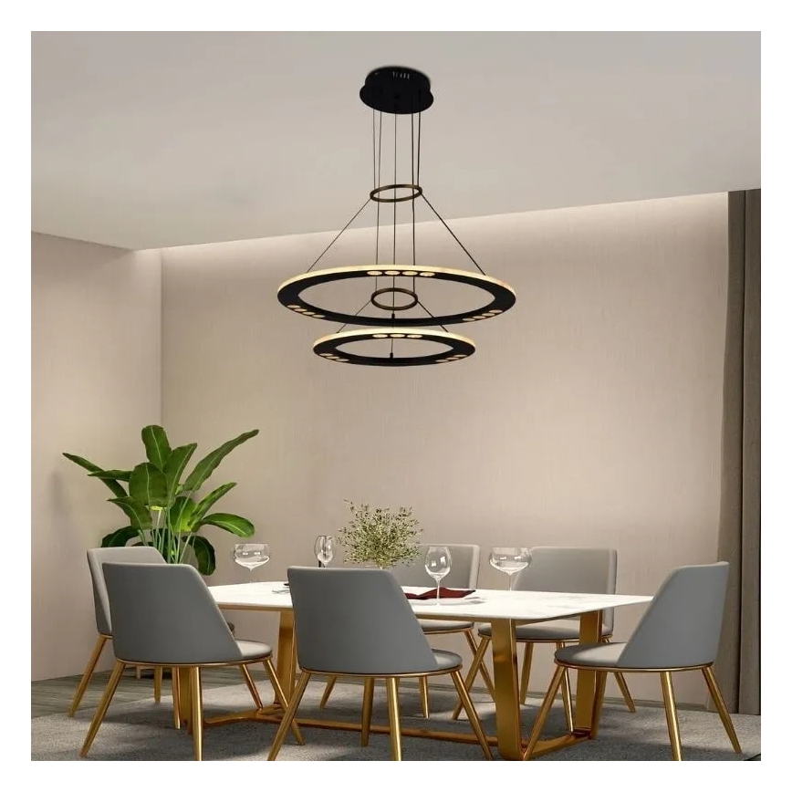 Led Dimmable κρεμαστό φωτιστικό οροφής LED/65W/230V 3000-6500K + τηλεχειριστήριο