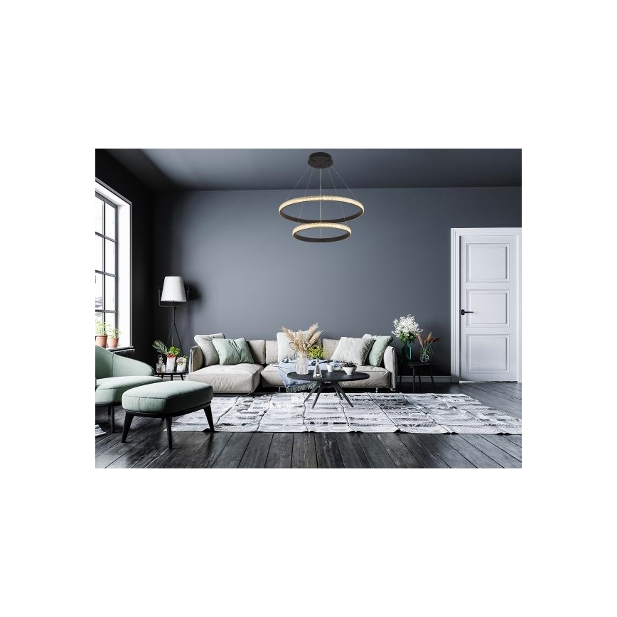 Led Dimmable κρεμαστό φωτιστικό οροφής LED/65W/230V 3000-6500K + τηλεχειριστήριο