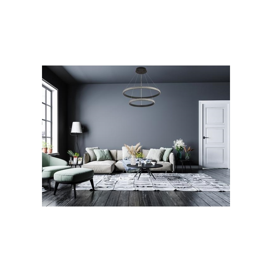 Led Dimmable κρεμαστό φωτιστικό οροφής LED/65W/230V 3000-6500K + τηλεχειριστήριο